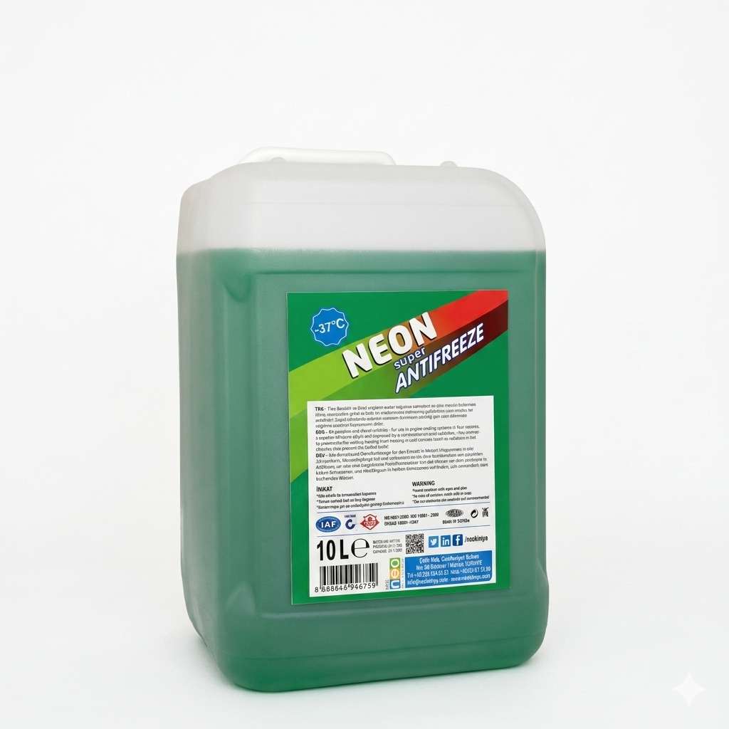 NEON MIX ANTIFREEZE 10 LTR YASIL