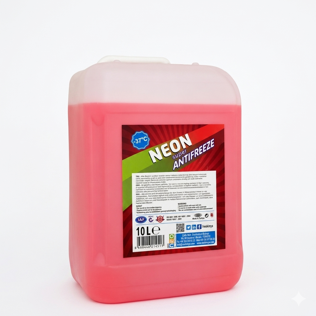 NEON MIX ANTIFREEZE 10 LTR QIRMIZI